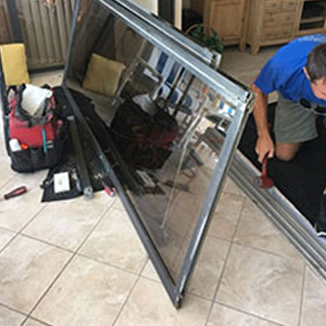 sliding glass door frame repair Palm Harbor